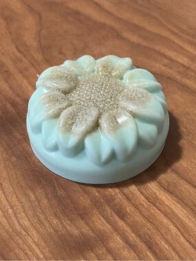 Peppermint Foot Scrub Goats Milk Soap w/ Raw Cane Sugar, Handcrafted